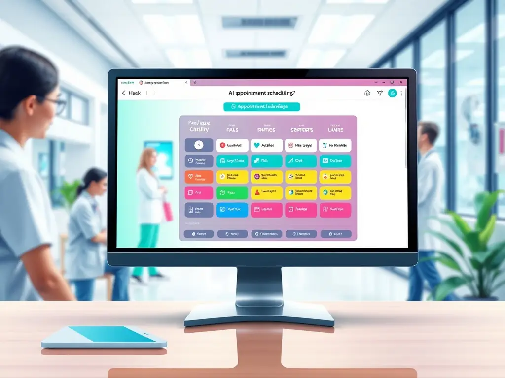 An AI accurately codes a medical chart in a busy medical billing office, highlighting the efficiency and precision of MedCodeAI's coding services.